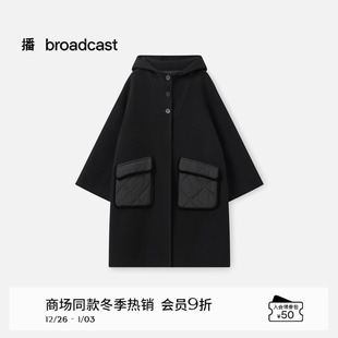 气质上衣BDS4AD3635 毛呢外套女25冬新款 播商场同款 松弛优雅短款