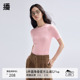 针织衫 女商场同款 春夏气质内搭短袖 播修身 薄款 淡人毛衣BDR1SD0473