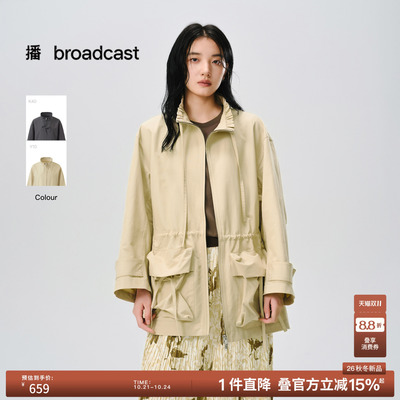播H型轻户外宽松工装风短外套