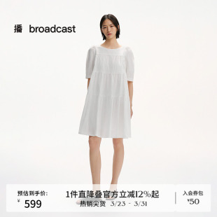 灯笼袖 短款 短袖 新款 娃娃裙BDS2LD2005 连衣裙女夏季 播商场同款