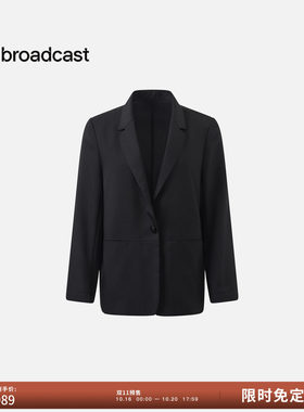 【预售免定金】播26秋新品宽松西服女简约通勤西装外套BDT8XD3662