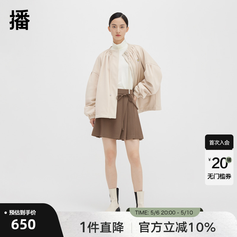 播小个子棉服外套女冬季新款设计感时尚短款棉衣DDQ4PD5560