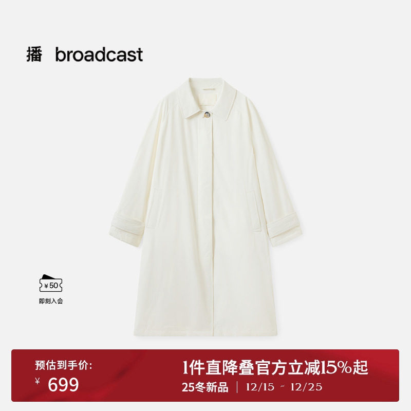 衬衫翻领中长款