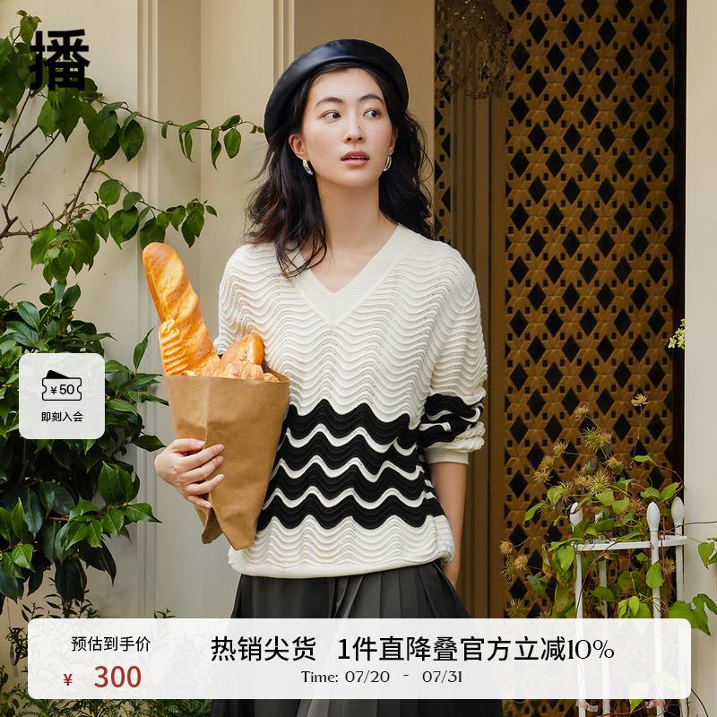 醒目波浪纹