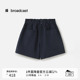 播商场同款 BDS3KD3068 休闲热裤 高腰花边直筒短裤 女秋新品