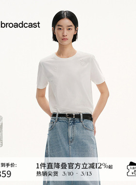 播商场同款休闲宽松航海短袖T恤女春夏上衣BDS2YD2528