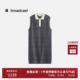 新款 连衣裙女26春季 羊毛裙子BDT1LD1016 撞色POLO领无袖 播商场同款