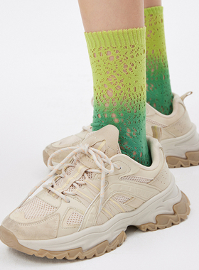 播镂空中筒袜BPQ2ZD7142喜木逢春