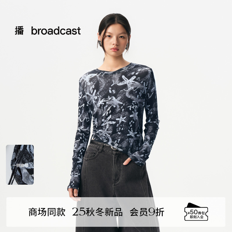 蜡笔手绘草莓朦胧网纱