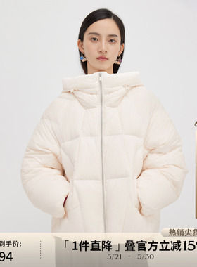 WP90绒轻薄羽绒服女商场同款冬新款短款面包服外套BDQ4RD0958