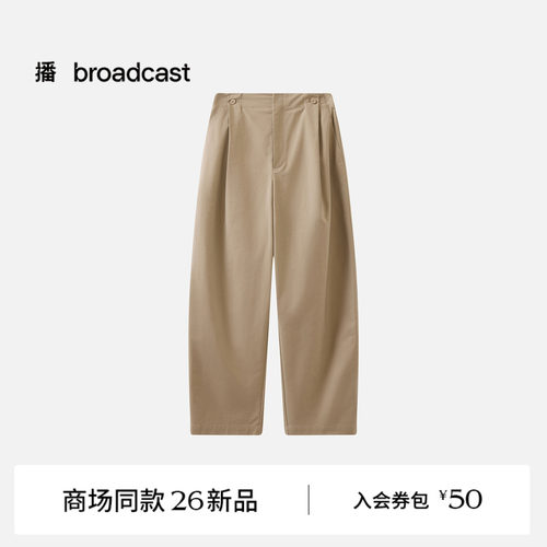 抽褶腰头 叠门扣合