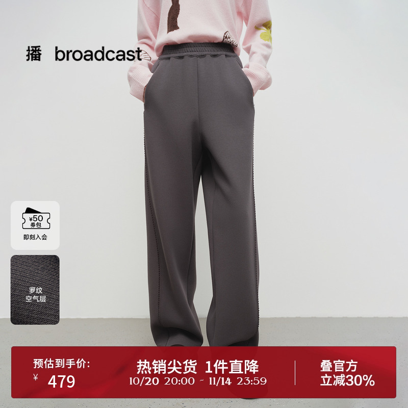 时尚打揽松紧腰,方形圆角滚边贴布口袋