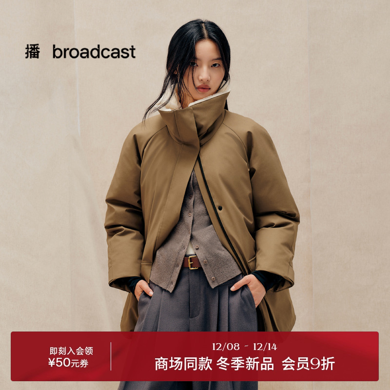 羊羔毛领工装风