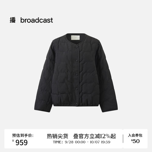 播短款轻薄休闲宽松羽绒服