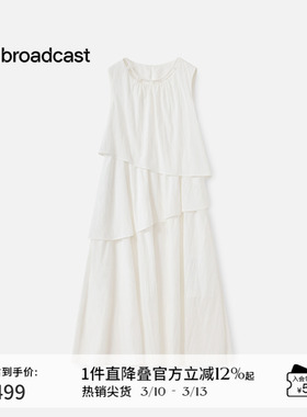 播度假风海边气质无袖连衣裙女秋季法式漂亮长裙DDS3LD5000