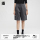 轻便短裤 BDR4KD3945 直筒宽松休闲裤 女24冬新款 羊毛 播商场同款