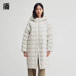 播时尚 羽绒服DDR4RD5126 连帽长款