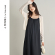 外穿宽松后背飘带吊带长裙 薄款 十月妈咪孕妇连衣裙2026新款 夏季