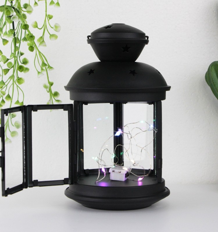 铁艺摆件烛台吊挂灯欧式复古铁艺玻璃防风灯香薰烛台礼物烛光晚餐