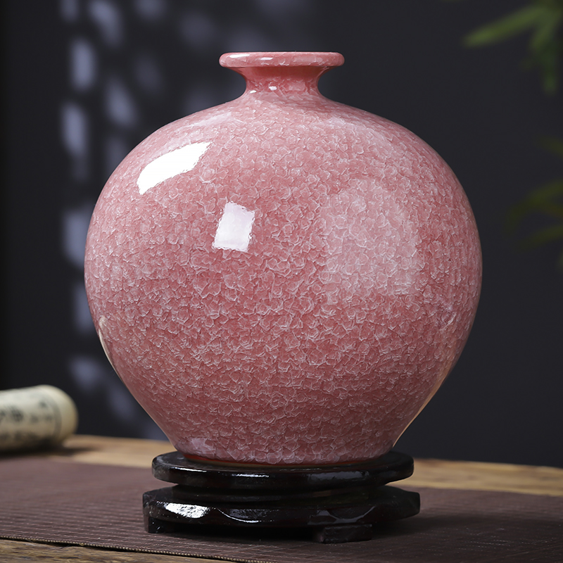 景德镇瓷器花瓶陶瓷插花彷古摆件新中式家居客厅电视柜装饰品瓷瓶
