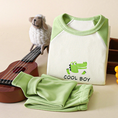 儿童内衣套装德绒保暖秋季新款