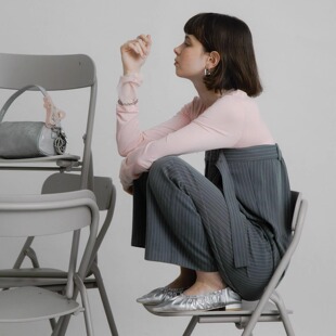 连体裤 2way抹胸减龄腰带休闲西装 画报款 sen2025春季