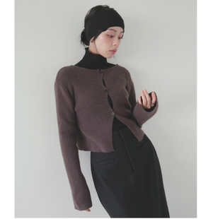 型门襟镂空针织小衫 小版 简约气质款 Lian2025冬季