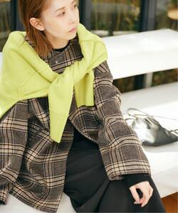 纯正！2023冬季 重工简约气质圆领纯羊毛毛呢外套