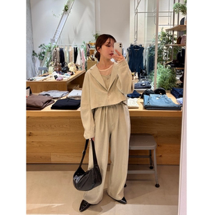 外套 西装 kas2026春季 少量杂色感短款