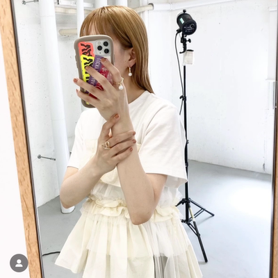 短袖休闲常规花边拼接混纺