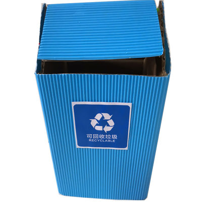 废旧纸箱成品垃圾桶可以环保手工