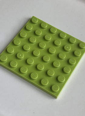 全新乐高LEGO正品零件配件MOC 3958 6x6 基础板 4525858 浅绿色