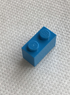 全新LEGO乐高正品零件配件MOC 3004 1x2 基础砖 6004943 深湖蓝色
