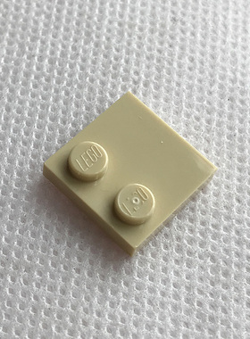 全新LEGO乐高正品零件配件MOC 33909 2x2 双凸点板 6221467 米色