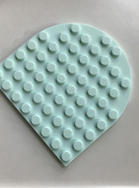 全新LEGO乐高正品零配件MOC 41948 8x8 半圆形板 6292997 水绿色