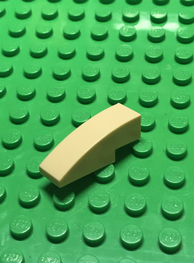 全新乐高LEGO正品零件配件MOC 50950 3x1 弧形砖 4624088 米色