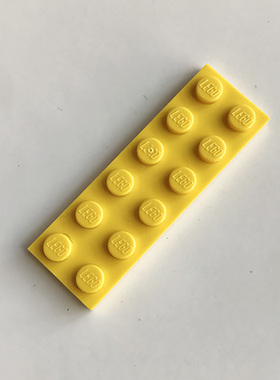 全新LEGO乐高正品零件配件MOC 3795 2x6 基础板 379524 黄色