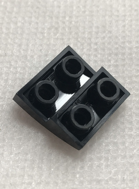 全新LEGO乐高正品零配件 32803 2x2x2/3 反向弧形砖 6211476 黑色