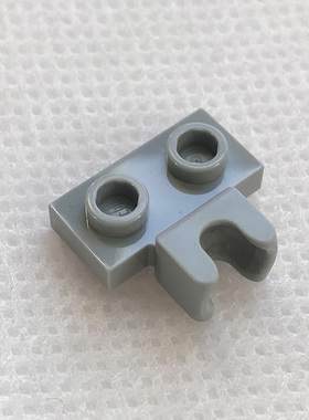 全新乐高LEGO正品零配件MOC 14704 1x2 带球板 6043656 浅灰色