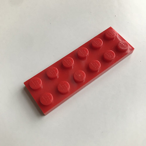 全新LEGO乐高正品零件配件MOC 3795 2x6 基础板 379521 红色