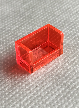 全新乐高LEGO 23969 35391 1x2x1墙 三面壁板 6248910 透明荧光橙