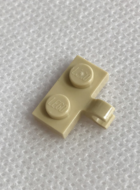 全新LEGO乐高零件 11476 1x2 夹口铰链板 6177314 6313119 米色