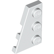 全新乐高LEGO 43723左 43722右 3x2 楔形板 4179875 4179874 白色