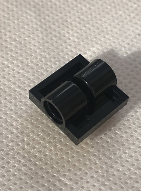 全新乐高LEGO正品零配件MOC 2817 2x2 底侧带两孔板 281726 黑色