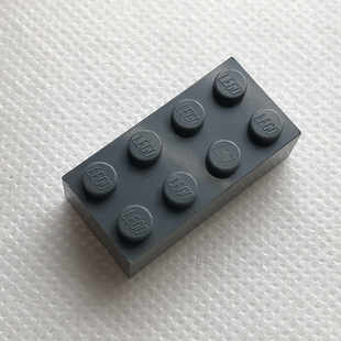 全新乐高LEGO正品零件配件MOC 3001 2x4 基础砖 4211085 深灰色