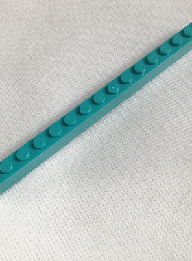 全新LEGO乐高正品零件配件MOC 2465 1x16 基础砖 6289135 蓝绿色