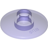 全新乐高LEGO 4740 30063 2x2 圆盘碟 6097512 6245309 透明紫色