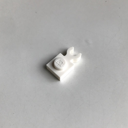 全新乐高LEGO零件 4085d 60897 44860 1x1夹口铰链板 4613256 白