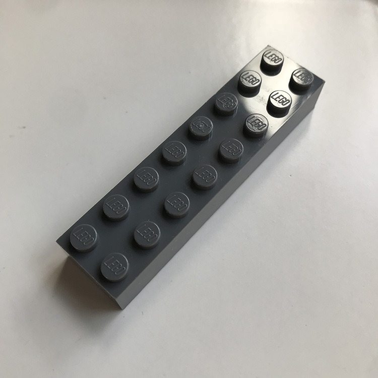 全新LEGO乐高正品零件配件MOC 3007 2x8 基础砖 6187438 深灰色