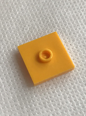 全新乐高LEGO正品零件 23893 87580 2x2 四转一板 6193972 中黄色